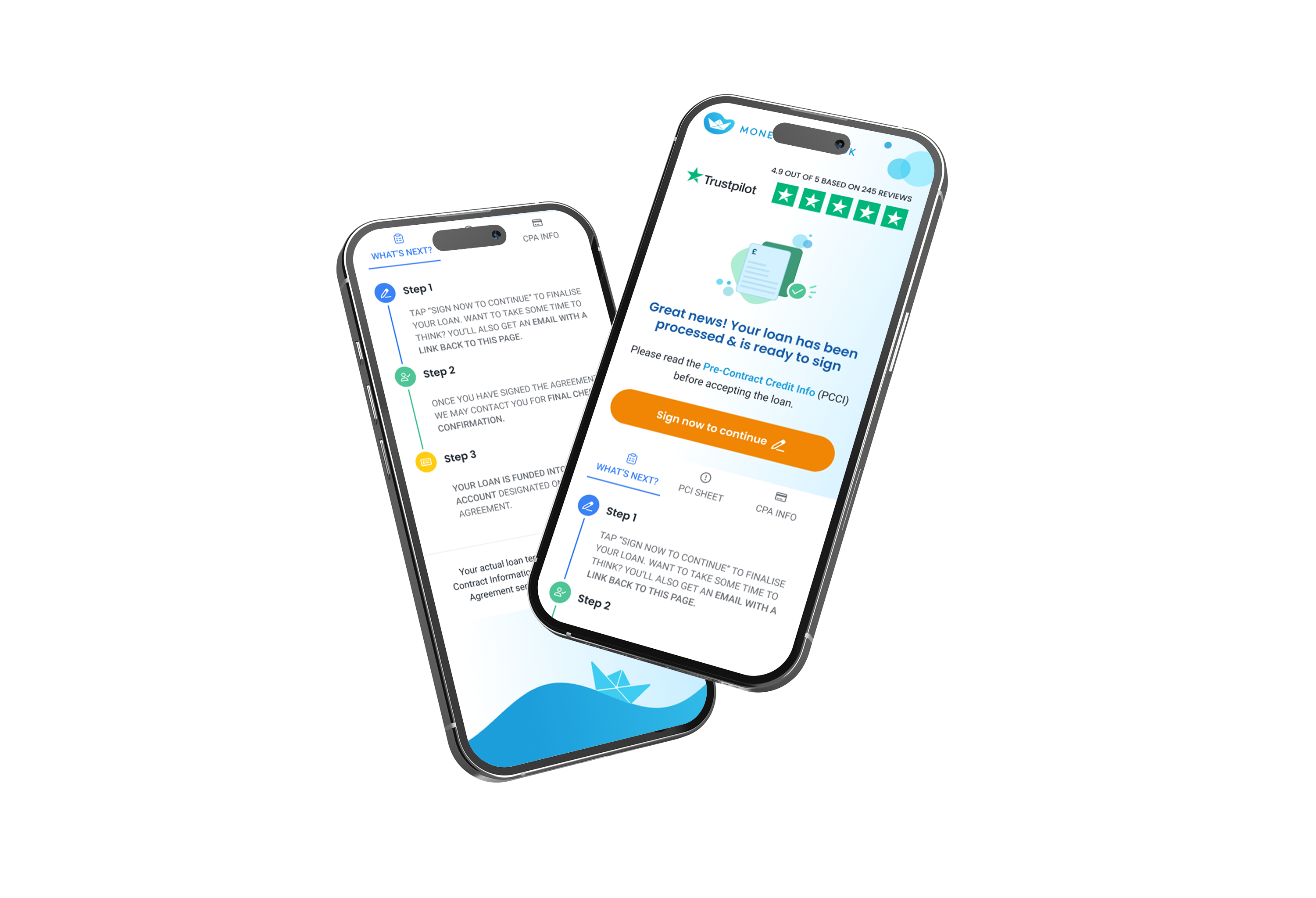 Approved Page design mockup